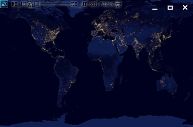 Exui_窗口_皮肤_旧版_地球星空